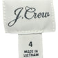 J. Crew 100% Cotton Brown Plaid Flannel Size 4