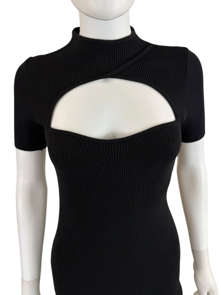 Paola Bernardi Black Bolero Style Sweater Dress Size S
