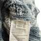 PILCRO Navy Tie Dye Joni Chunky Cable Sweater Size S