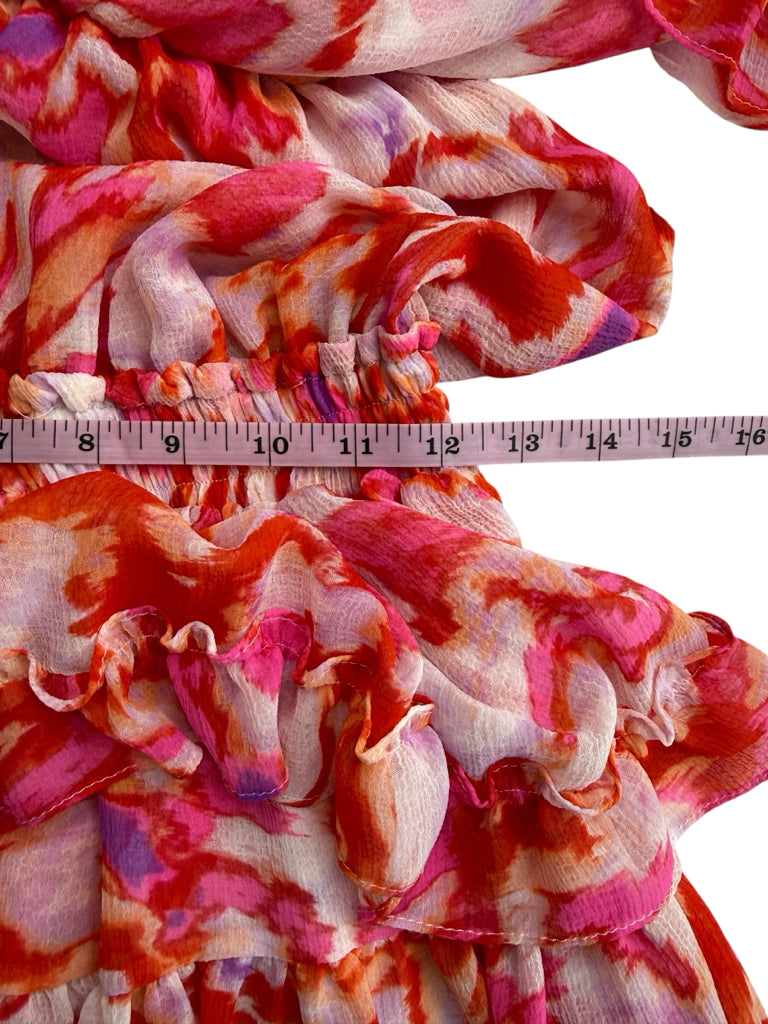 MISA Pink Maldive Marble Isella Mini Dress Size S Dress