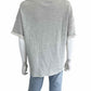 SUNDRY Gray Terry Tee Size L