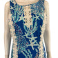 Lilly Pulitzer Blue Ember Shift Dress Size 12