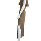 Michael Stars Brown 100% Cotton Gauze Maxi Dress Size S