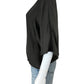 vince. 100% Silk Gunmetal Blouse Size M