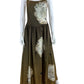 CYNTHIA ROWLEY NWT 100% Silk Dark Green Maxi Dress