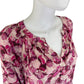 MAX STUDIO Pink 100% Silk Blouse Size S