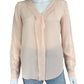 Ann Taylor 100% Silk Pink Blouse Size XS