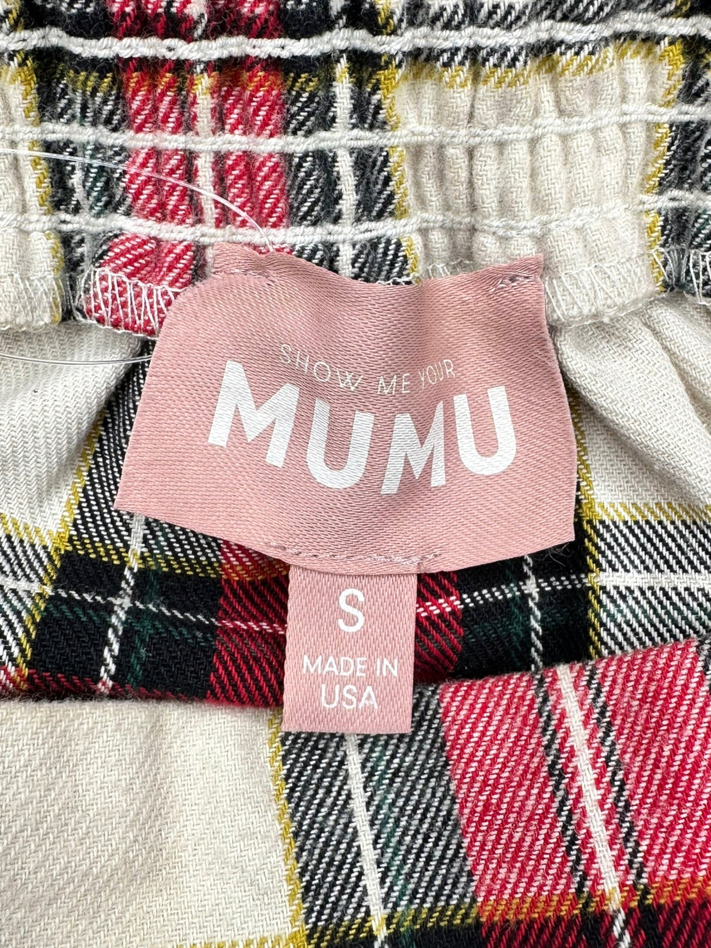 SHOW ME YOUR MUMU Melody Plaid Skirt Size S