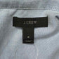 J. Crew Blue 100% Cotton Rhinestone Collar Button-down Size 4