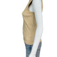 Helmut Lang Beige Lamb Leather Top Size 4