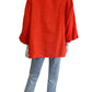 EILEEN FISHER Orange Blouse Size XL