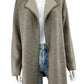 Talbots Brown Merino Wool Knit Cardigan Size M
