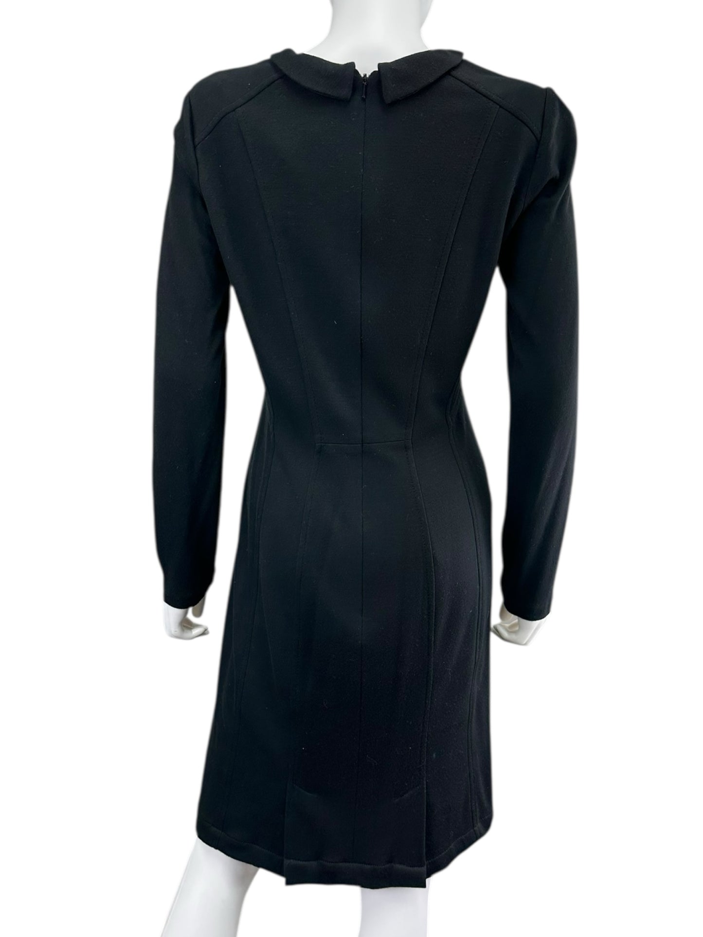 ETCETERA Black Knit Midi Dress Size 6