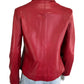 ADLER Red Lamb Leather jacket Size M
