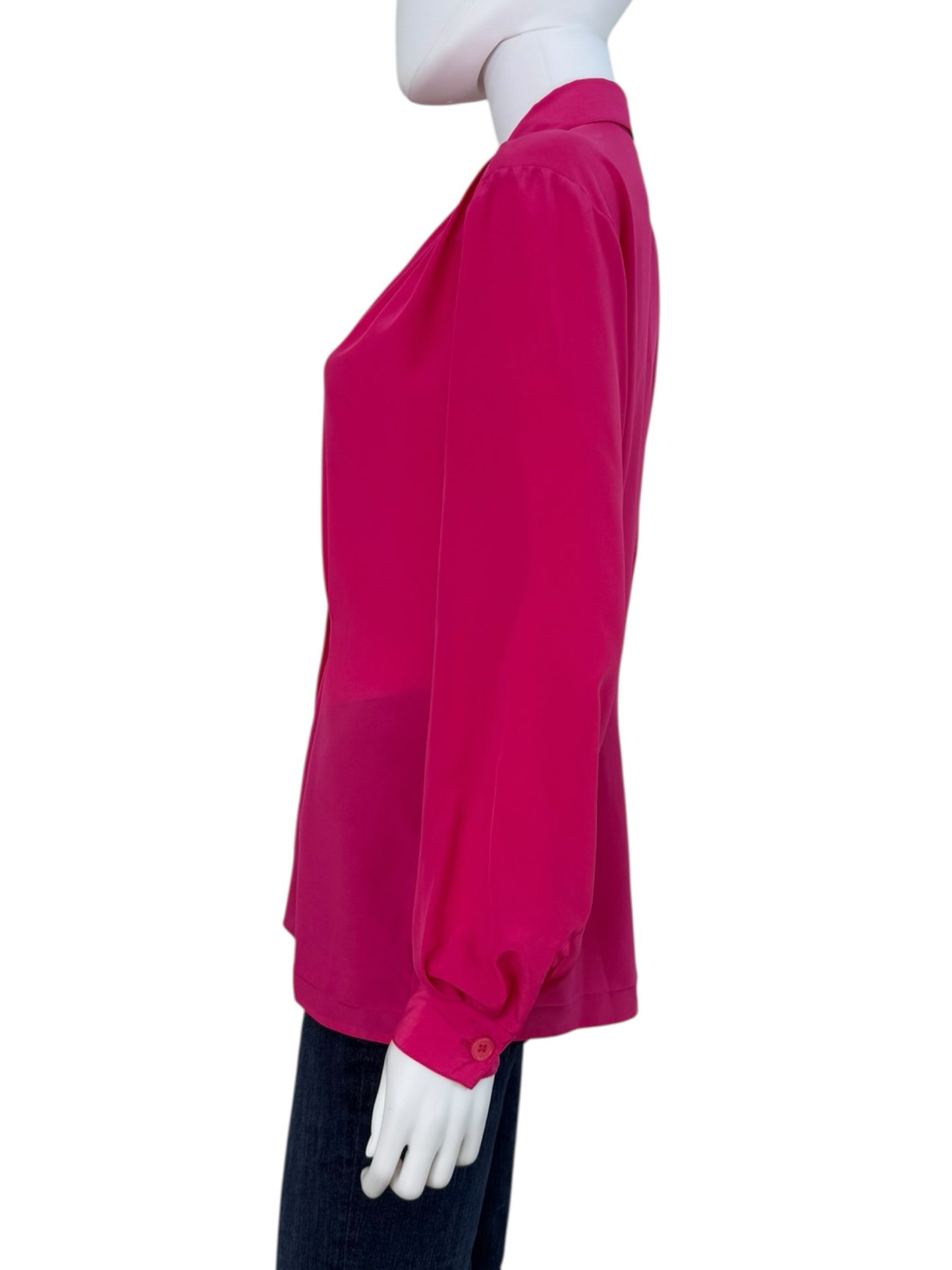 Christian Dior Hot Pink Button-Down Shirt Size 6