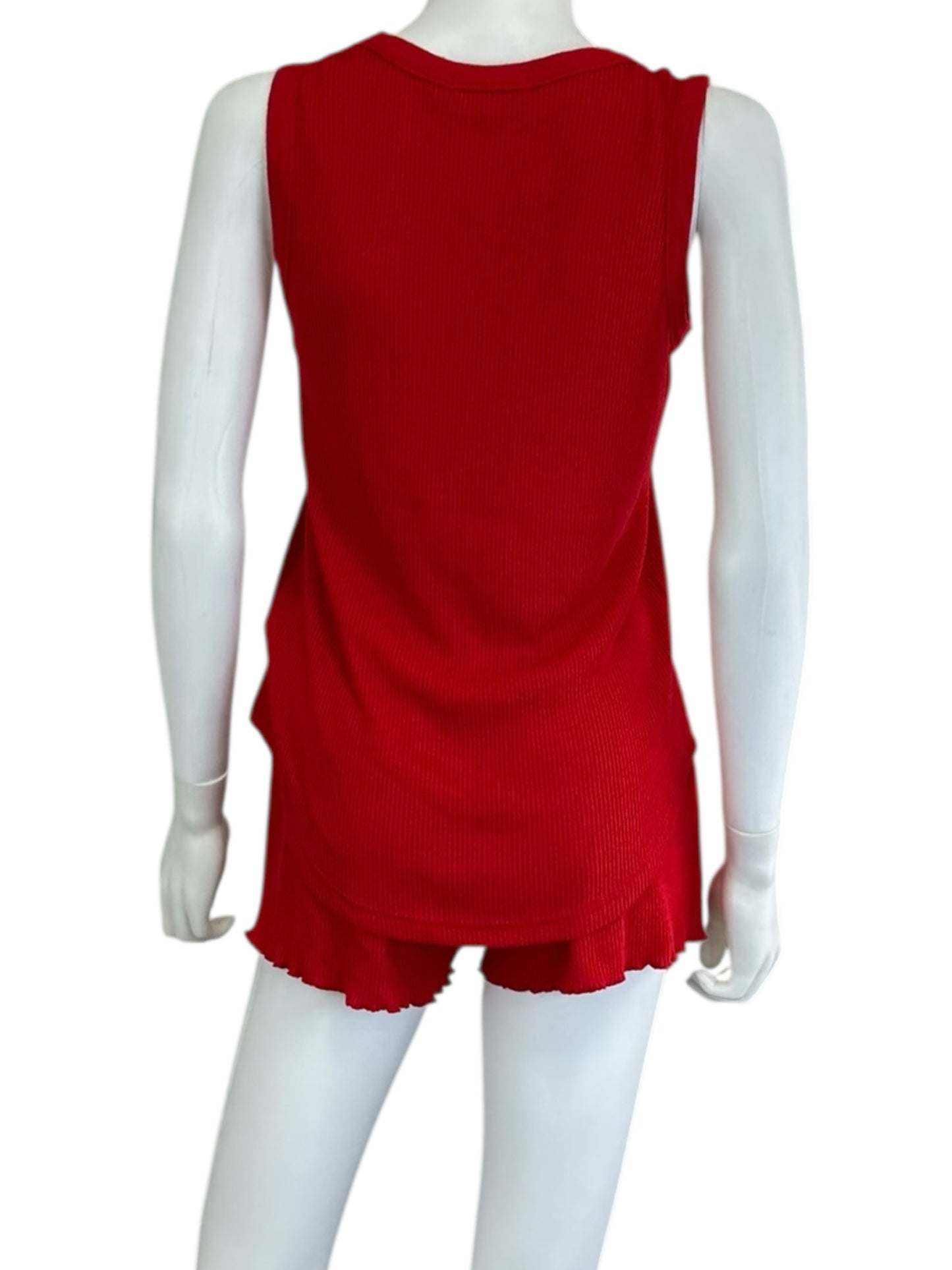 P.J. Salvage Red Two Piece Set Size 8