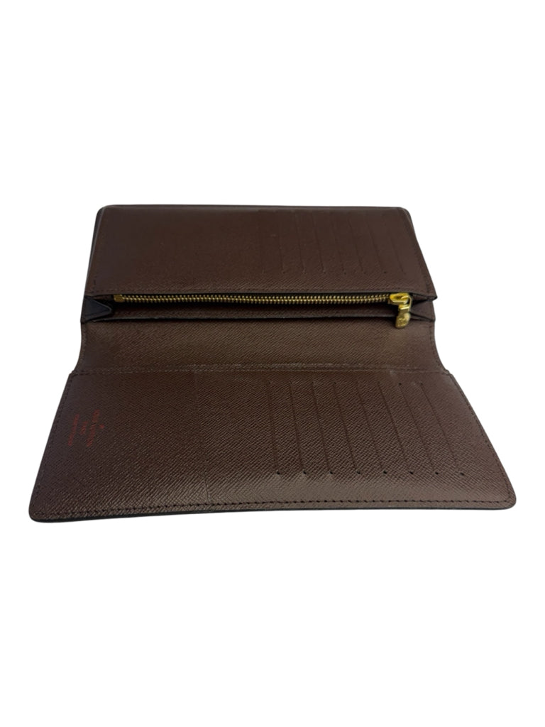 Louis Vuitton Brown Damier Ebene Brazza Wallet