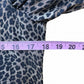 FRAME 100% Silk Leopard Print Top Size XS