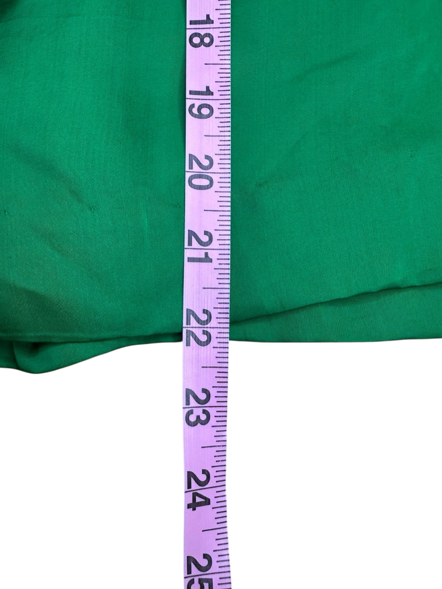 Theory Green Silk Tank Size 2