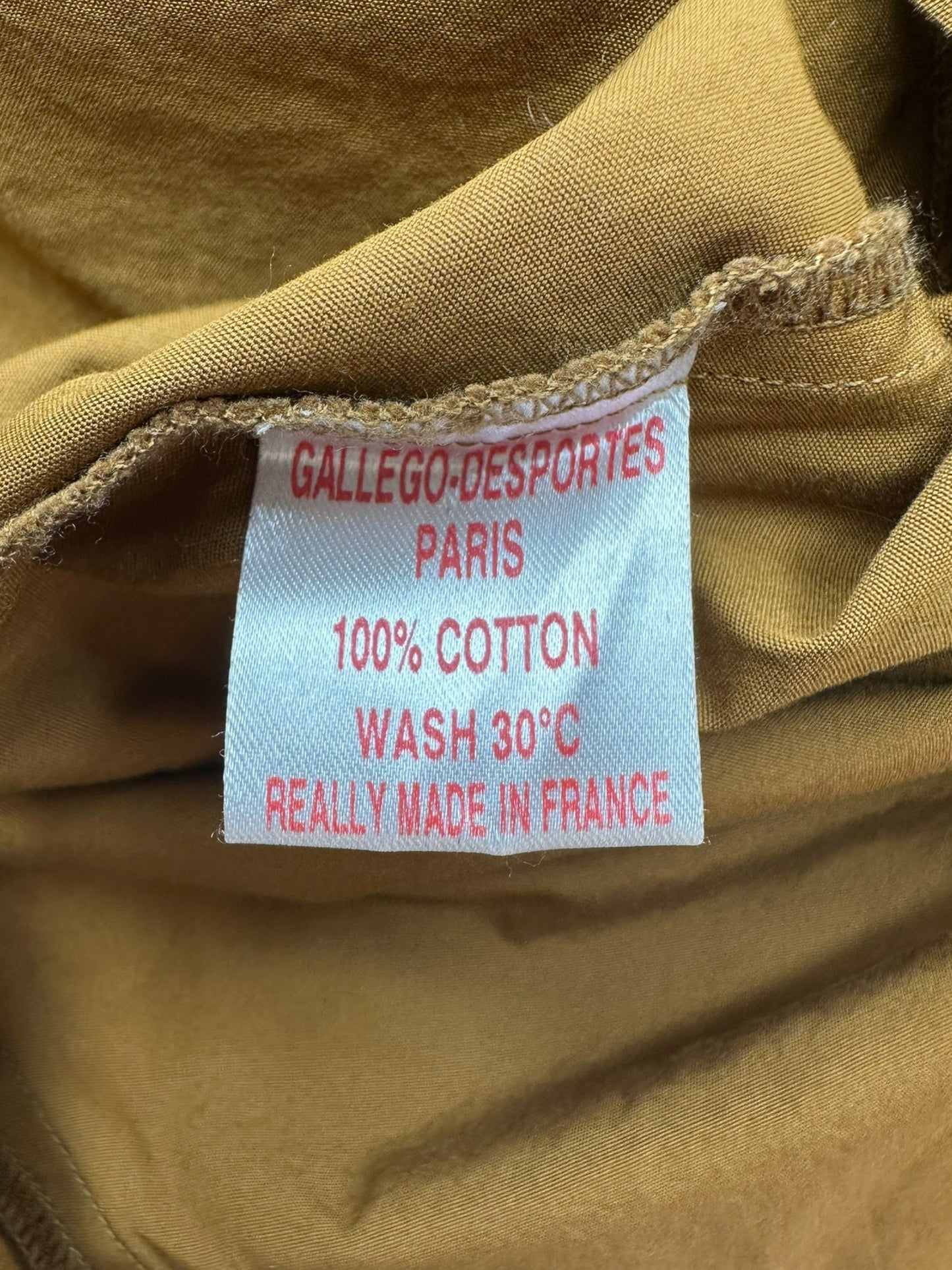 GALLEGO DESPORTES Brown Blouse Size O/S