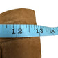 CARLISLE Tan 100% Suede Mini Skirt Size S