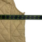 LANDS' END Tan Quilted Puffer Vest Size L