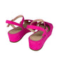 Kate Spade New York Pink Bunton Suede Platform Sandals Size 6