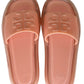 Tory Burch Peach Bubble Slides Size 6