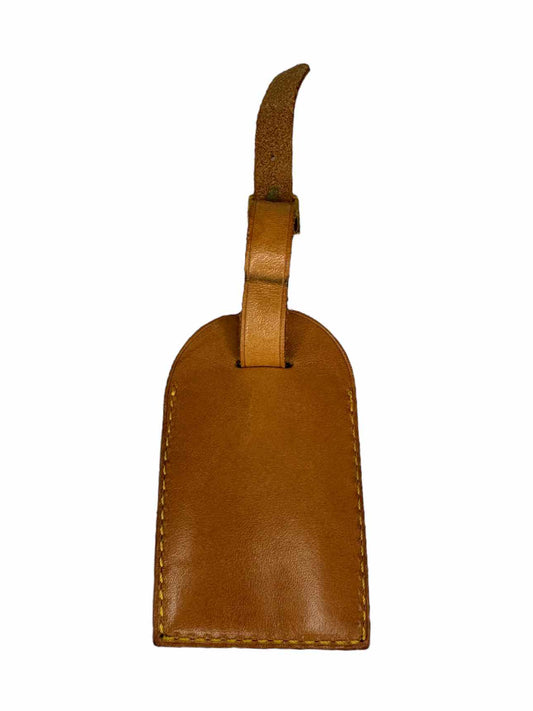 LOUIS VUITTON Vachetta Brown Leather Luggage Tag