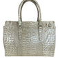 Brahmin Champagne 'Finley Carryall-Stardust Melbourne' Designer Handbag