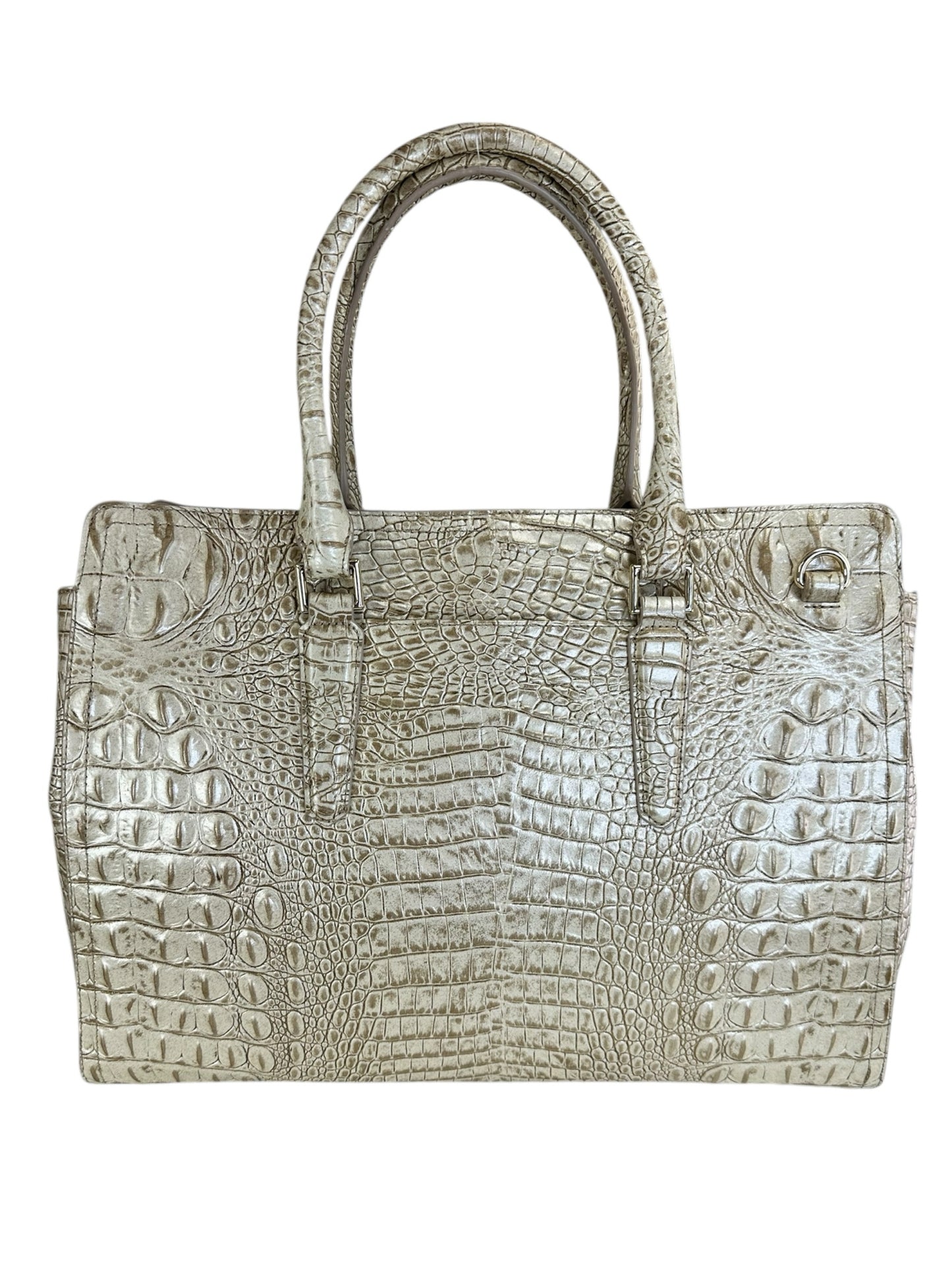 Brahmin Champagne 'Finley Carryall-Stardust Melbourne' Designer Handbag