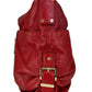 michael kors Red Hobo Pebbled Leather Designer Handbag