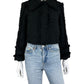 EQUIPMENT Black Tweed Cropped Jacket Size XS