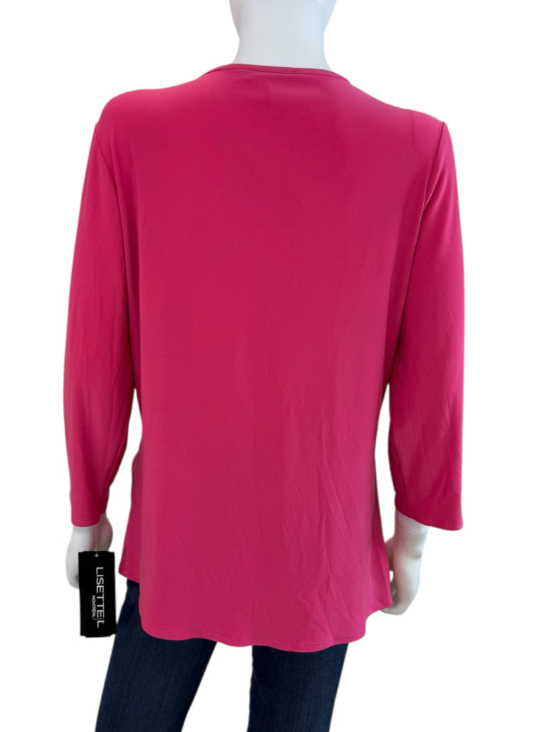 LISETTTE NWT Pink Knit Tunic Top Size L