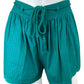 ULLA JOHNSON Teal Rina High Rise Shorts Size 0
