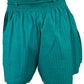 ULLA JOHNSON Teal Rina High Rise Shorts Size 0