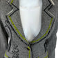 Cache Vintage Tweed EmbroideredBlazer Size S