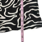 Rails Black Zebra Evy One Shoulder Cropped Top & Skirt Size XS