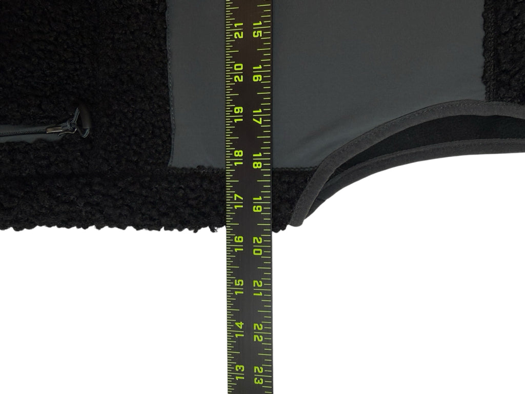 TELLURIDE Black Sherpa Vest Size S