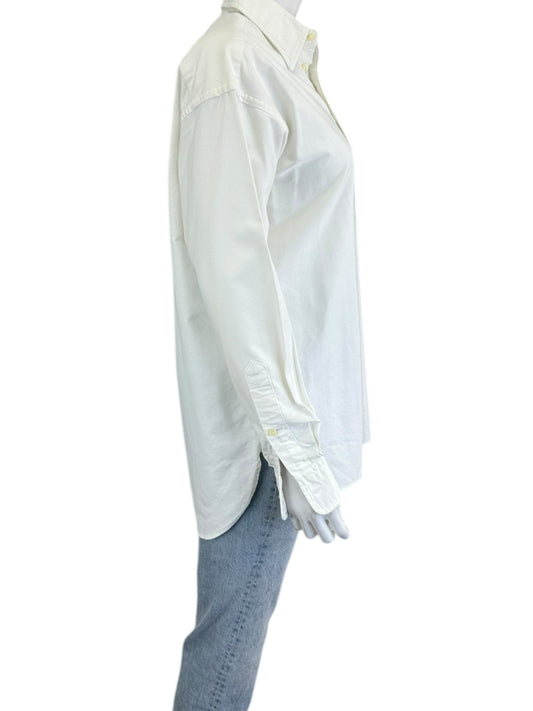 Polo White Button Down Size S