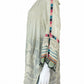 Johnny Was Cream Embroidered Tunic Top Size L