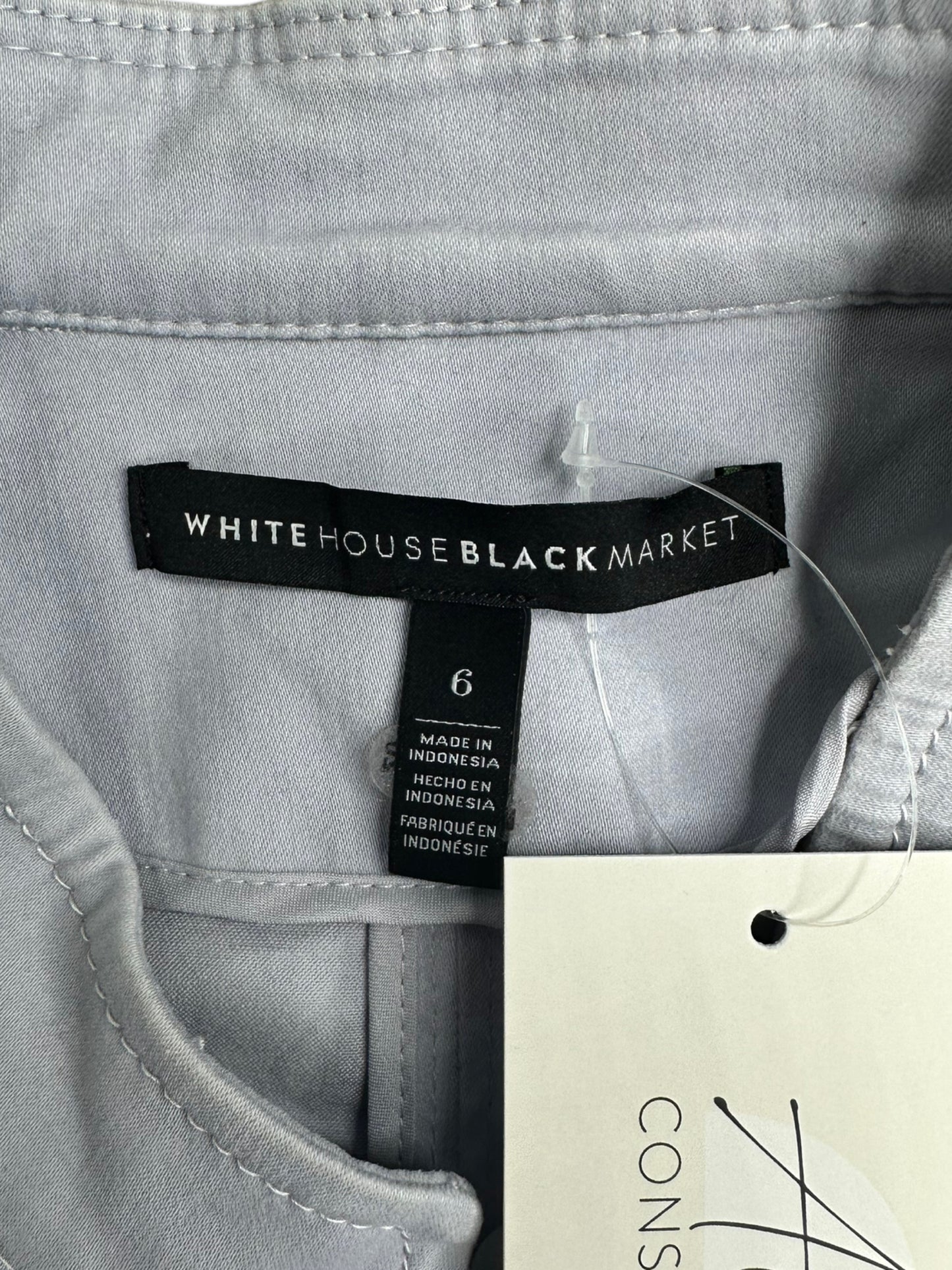 White House Black Market Blue Casual Jacket Size 6