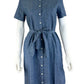 J. Crew NWT Denim Blue Chambray Shirt Dress Size 2