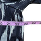 joie Black Burnout Print Blouse Size M