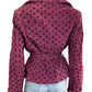 Mythology Polka Dot Leather Jacket Size 12