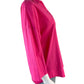 Chico's Pink Cotton Popover Top Size M