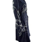 LAFAYETTE 148 NEW YORK Blue Denim Floral Trench Coat Size M