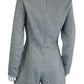 Sage The Label NWT Blue Houndstooth Journaling Romper Size S