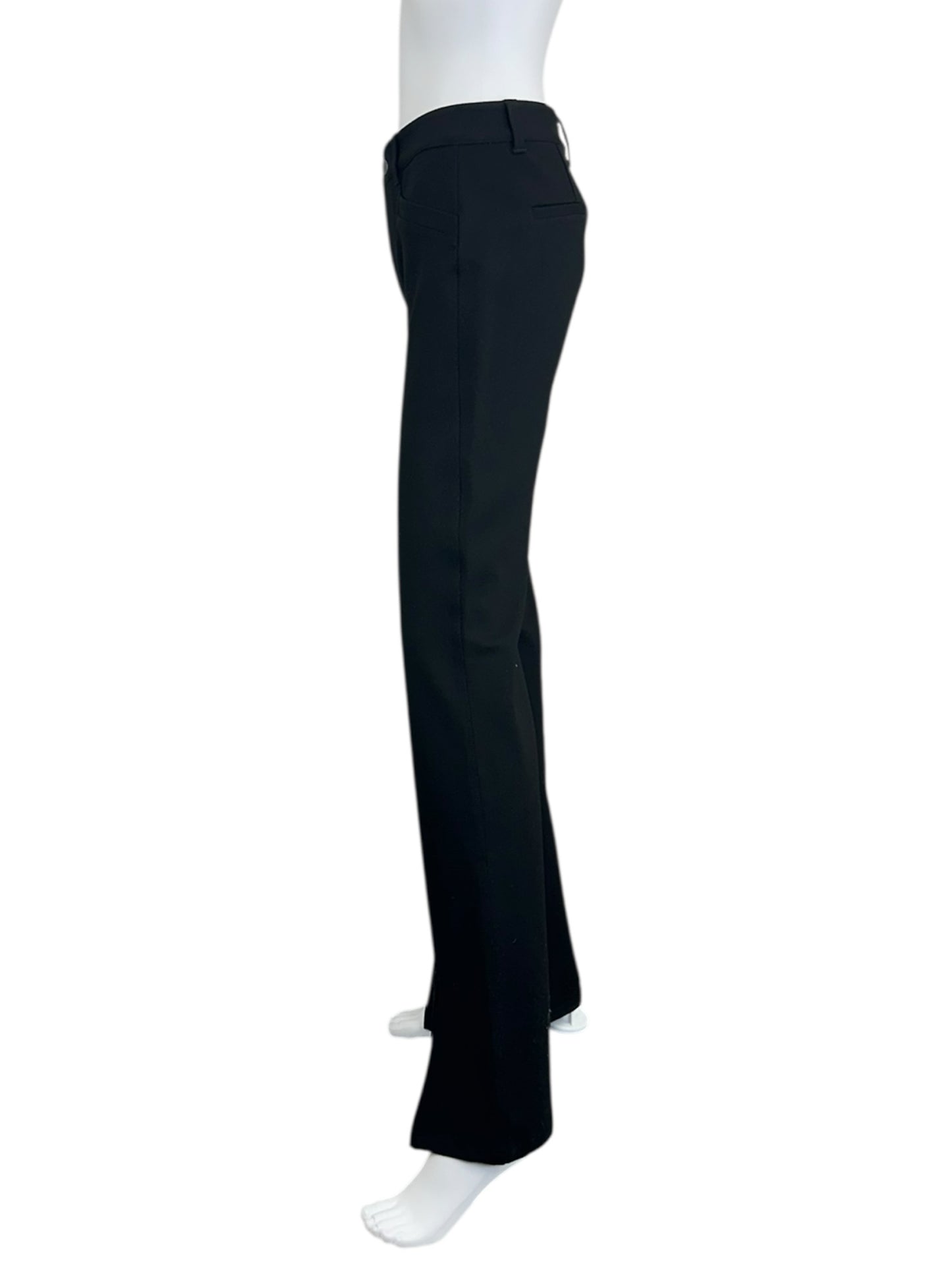 PAIGE Black Split Leg Trouser Size 29