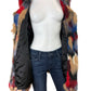 GIANNI BINI Multi-colored Fauc Fur Vest Size XL